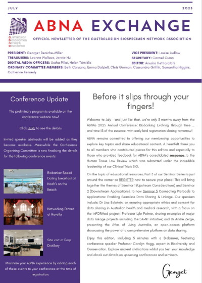 ABNA Exchange July 2025